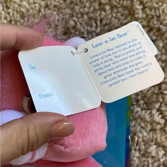 NWT Vtg 2002 Care Bears Love A Lot bear Stuffed Animal - Picture 3 of 5